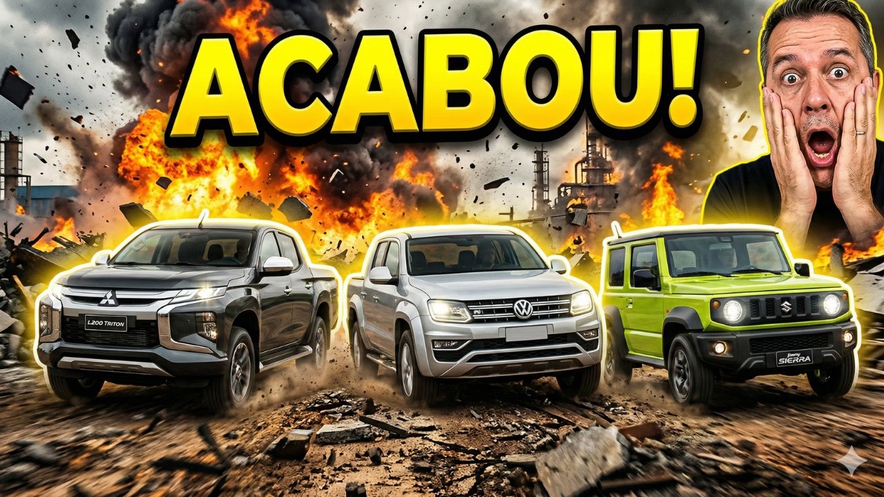 7 Carros dando Adeus em 2026