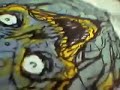 Danny Poulos draws - close up Danny Poulos draws - close up