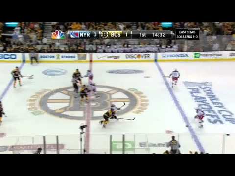 Torey Krug snapshot goal 1-0 May 19 2013 NY Rangers vs Boston Bruins NHL Hockey_Best videos: Ice hockey