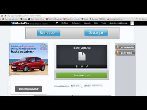 how to repair lnk association