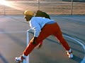 orange pants man workout plan  skitzsquad films 