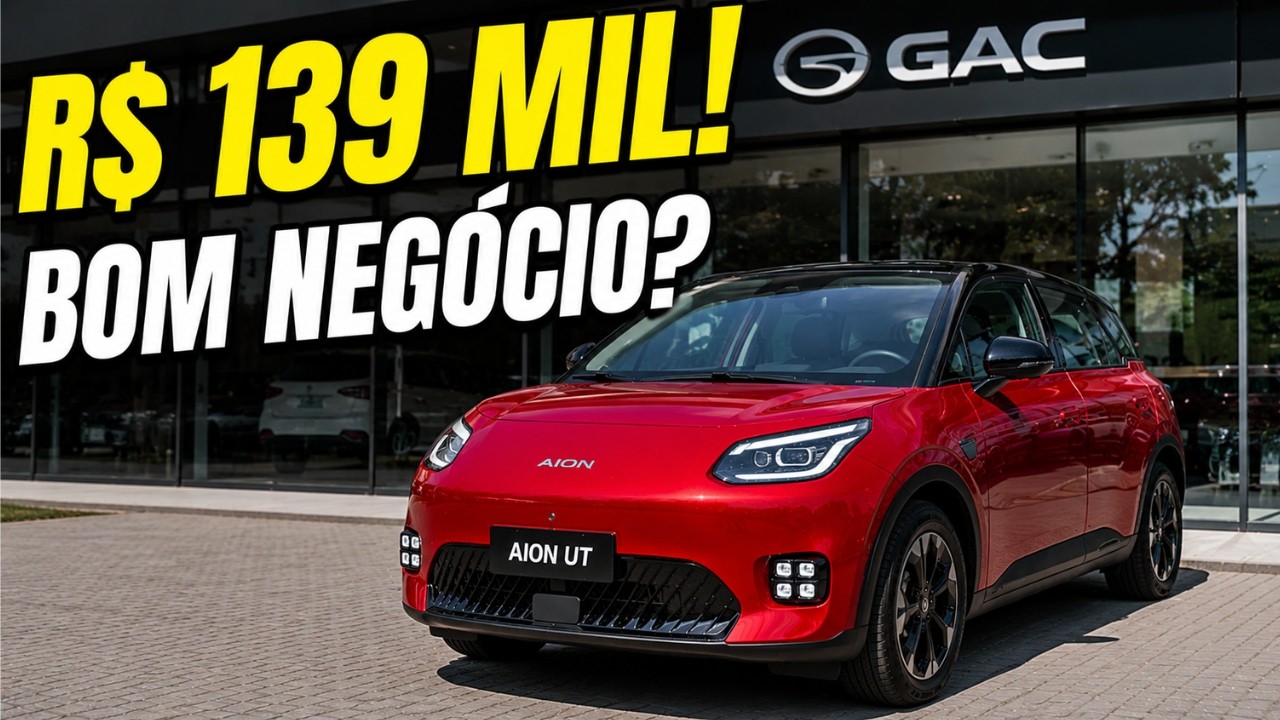 GAC Aion UT Chega ao Brasil: Hatch Elétrico de 204 cv Vai Encarar BYD Dolphin e Ora 03!