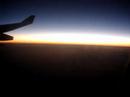 Flying over Saudi Arabia - A340 Gulf Air