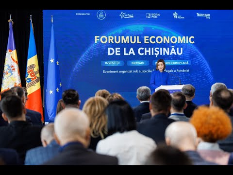 Discursul Președintei Maia Sandu la Forumul Economic de la Chișinău