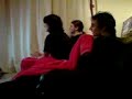 Hangingbox playing WII