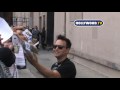 Mark Trombino Sings Autographs At Jimmy Kimmel