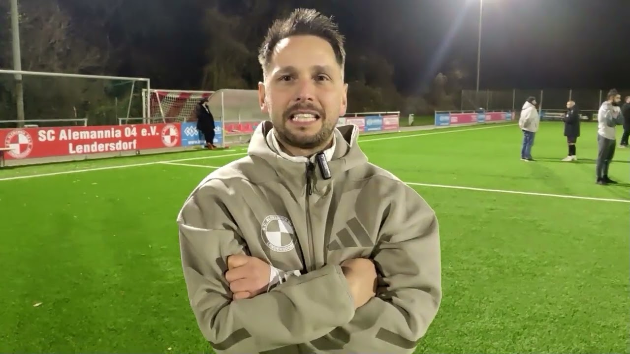 Trainer Christopher Kall – Alemannia Lendersdorf – Mittwochabend Flutlichttopspiel 