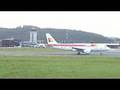 Despegue Airbus 320 de Iberia en Alvedro (2)