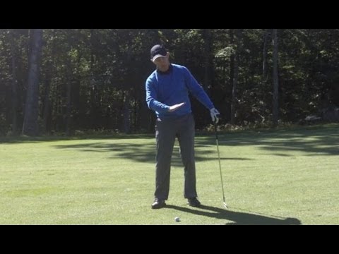 Golf Lessons – How to play from an uphill lie