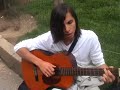 J'ai beau guitare accoustique cover, à montparnasse