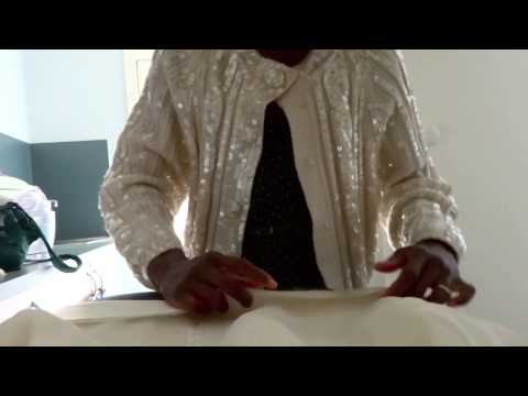 how to hem a skirt with a vent