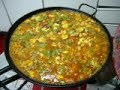 Paella de pollo f