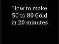 quick gold mining trick in tanaris for wow