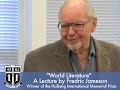 Fredric Jameson: Holberg International Memorial Prize