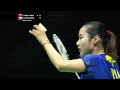 2012 Thomas & Uber Cup Finals-WS-Uber Cup-Semi Finals-Yihan WANG vs. Inthanon RATCHANOK
