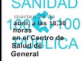 http://www.bolinf.es/wp/?p=4878Las asociaciones y coordinadoras ciudadanas llevarán a cabo de forma simultánea decenas de acciones de protesta en Vallecas, Retiro, Moncloa, Villaverde, Usera, Tetuán, San Blas, Carabanchel, Leganés y Coslada contra la privatización de la sanidad pública. Denuncian que el destino de partidas presupuestarias millonarias a la construcción de hospitales de gestión privada ha actuado en detrimento de la Atención Primaria y que la aparente falta de planificación de la consejería responde al objetivo de desprestigiar un servicio público para privatizarlo.