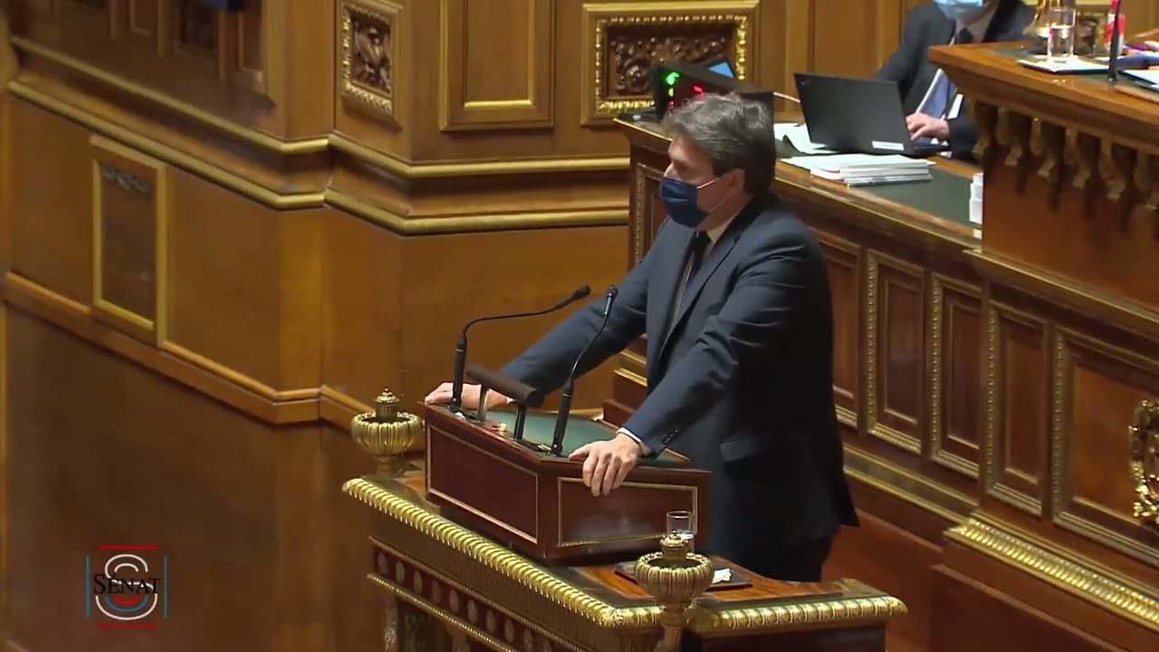 Mathieu Darnaud, co-rapporteur du texte de loi 3DS, intervient en commission mixte paritaire