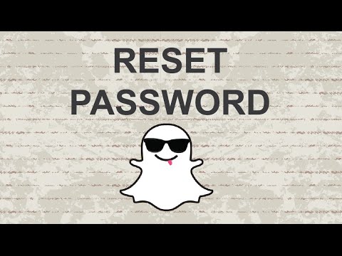 how to change snapchat password