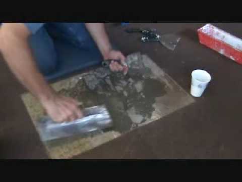 how to repair concrete floor