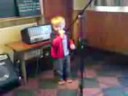 Ewan singing at an open mike night