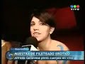 Fileteado erotico-nota en Telefe