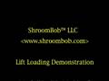 Demo of ShroomBob™ skibob loading onto a ski chair lift
