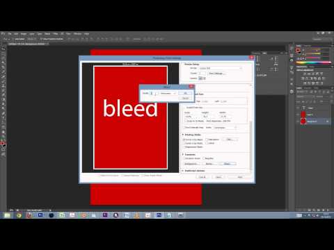 how to bleed edges in photoshop