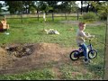 Connors first BMX jump. Connors first BMX jump.