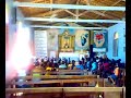 crin�as da comunidade nossa senhora da assun��o rezando o santo ter�o