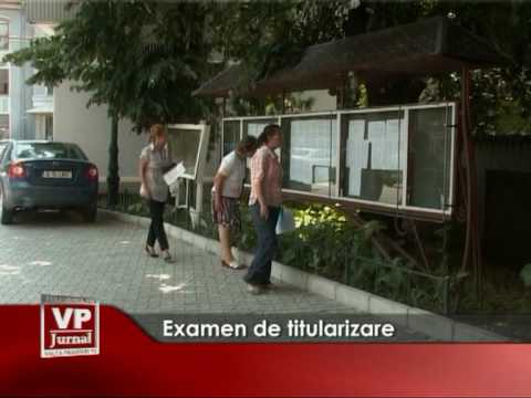 Examen de titularizare