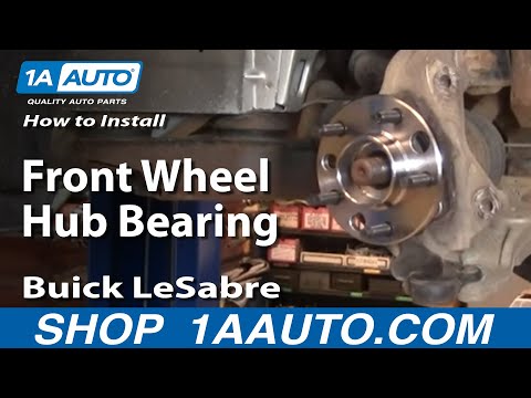 How To Install Replace Front Wheel Hub Bearing Buick LeSabre 00-05 1AAuto.com