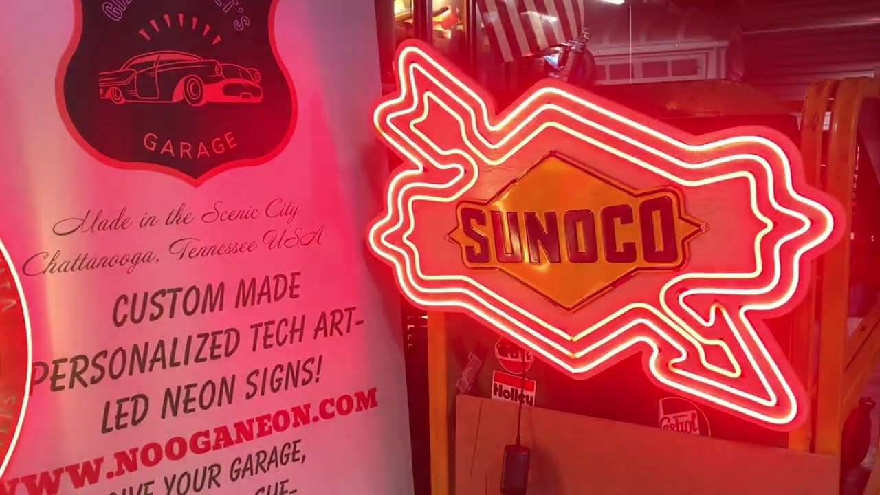 Sunoco custom neon sign