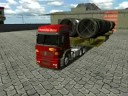 Como estacionar um bitrem no 18 W,O.S.Haulin BIG TRAILER. som escape direto. turbo