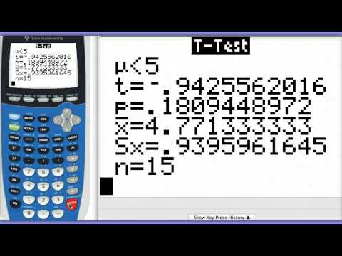 how to calculate t test statistic