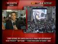 videos de TG4 di FEDE e DI PIETRO a Piazza Navona Ottobre 2008
