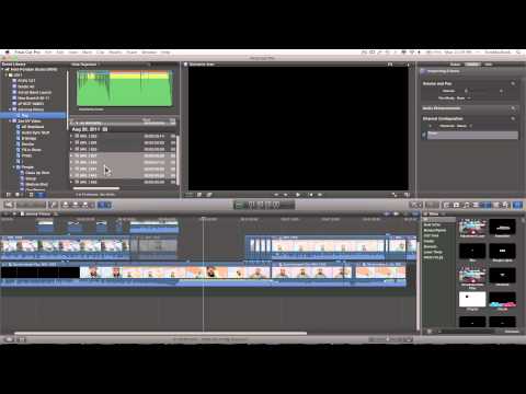 how to sync audio and video in fcp