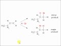 Watch 'Unit 13 - Hydrocarbons - Alkenes - Markovnikov's rule '