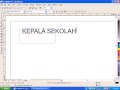 CARA MEMBUAT STEMPEL DENGAN COREL DRAW 12