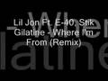 Lil Jon Ft. E-40, Stik Gilatine - Where I'm From (Remix)