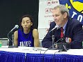 press conference with hl bourgeois athletic director and head basketball coach andrew caillouet along with #15, braves point guard junior stevie howard, comment on the 77-55 loss, saturday, march 8, in the lafayette cajundome