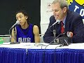press conference with hl bourgeois athletic director and head basketball coach andrew caillouet along with #15, braves point guard junior stevie howard, comment on the 77-55 loss, saturday, march 8, in the lafayette cajundome