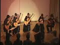 a piece for guitar ensemble by arnaud dumond, played by hiromu taguchi and a niibori ensemble in september 2008 in tokyo.