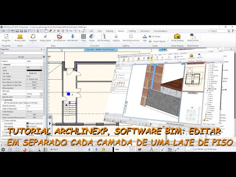 Tutorial ARCHLineXP Software BIM: Editar em Separado cada Camada de uma ...