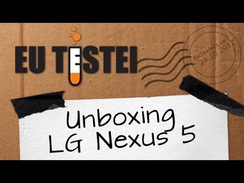 Nexus 5 D821 LG Smartphone - Unboxing Brasil