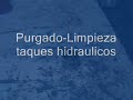 Limpieza taques hidraulicos