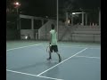 Dubai tennis practice