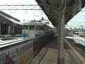 糸魚川駅を出発する455系（冬）Series 455 train depatured Itoigawa station in winter.