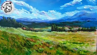 Acrílico: Cómo Pintar un Paisaje Completo | Técnica de Pintura con Acrílico