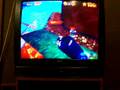 lets have fun playing super mario 64;koopa shell slide.