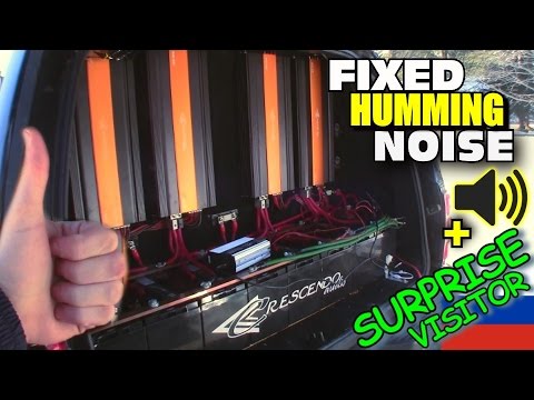 how to stop alternator whine in speakers